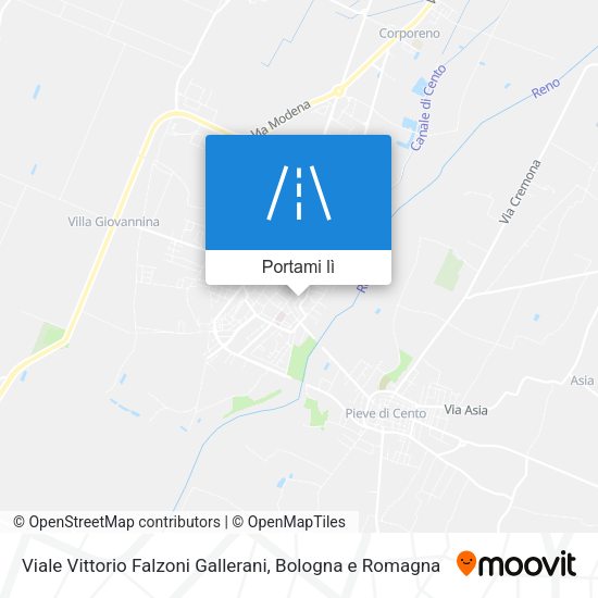 Mappa Viale Vittorio Falzoni Gallerani