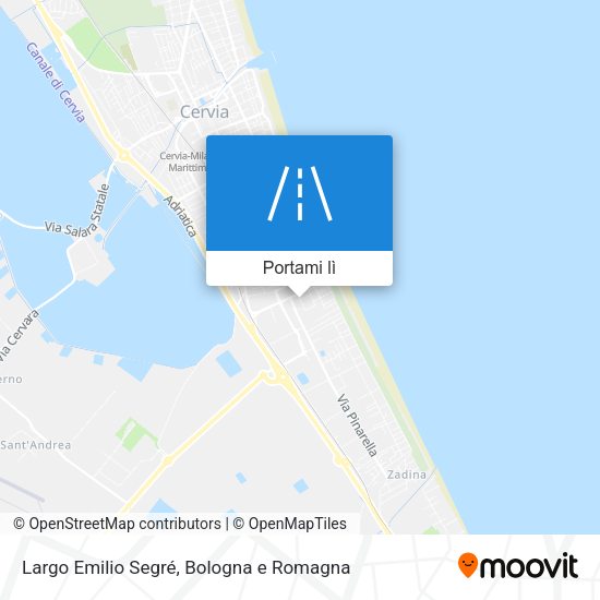 Mappa Largo Emilio Segré