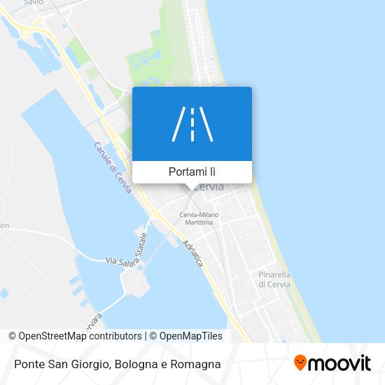Mappa Ponte San Giorgio