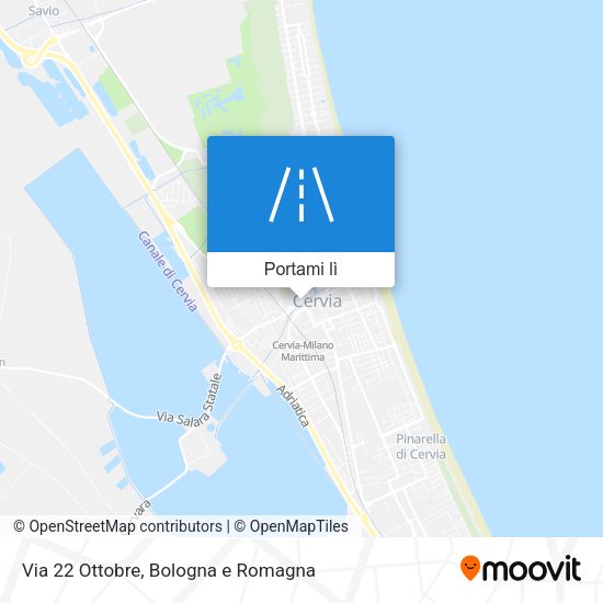 Mappa Via 22 Ottobre