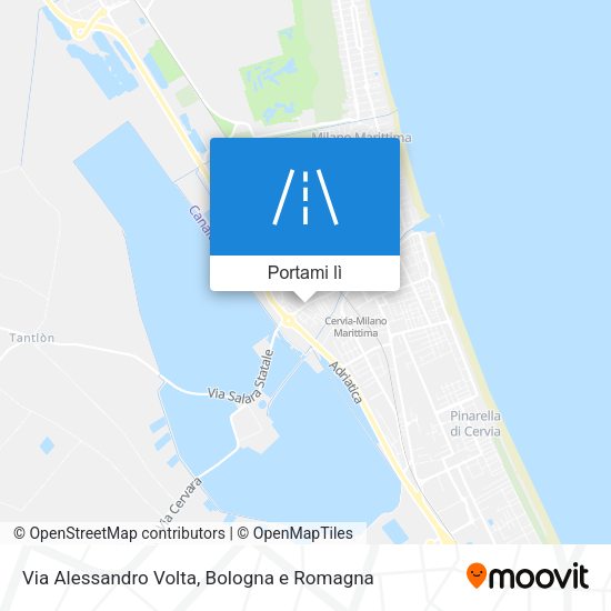 Mappa Via Alessandro Volta