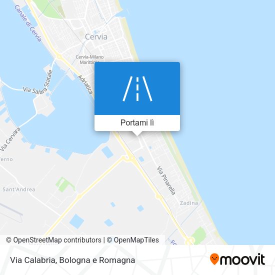 Mappa Via Calabria