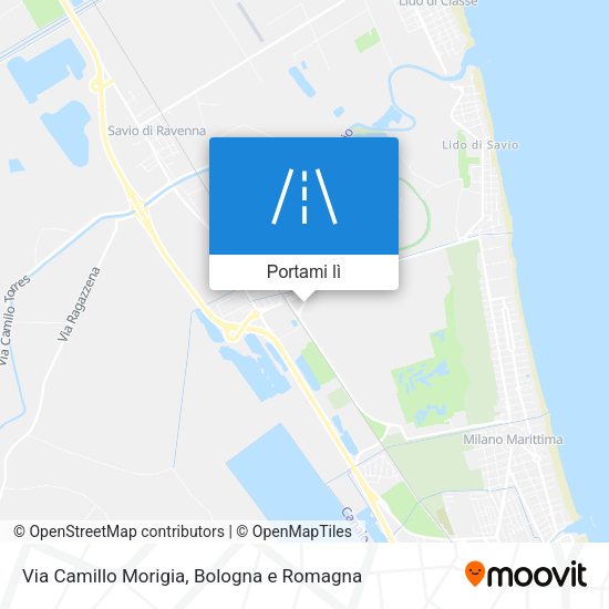 Mappa Via Camillo Morigia