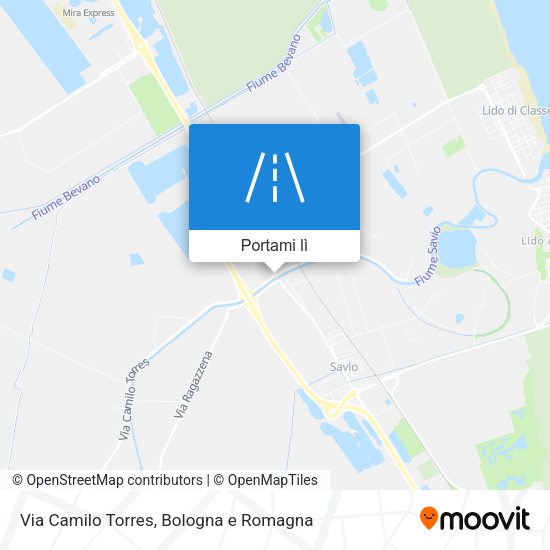 Mappa Via Camilo Torres