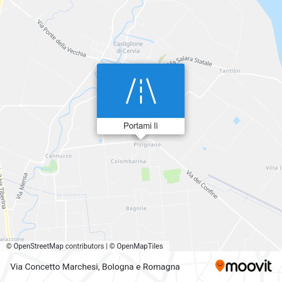 Mappa Via Concetto Marchesi