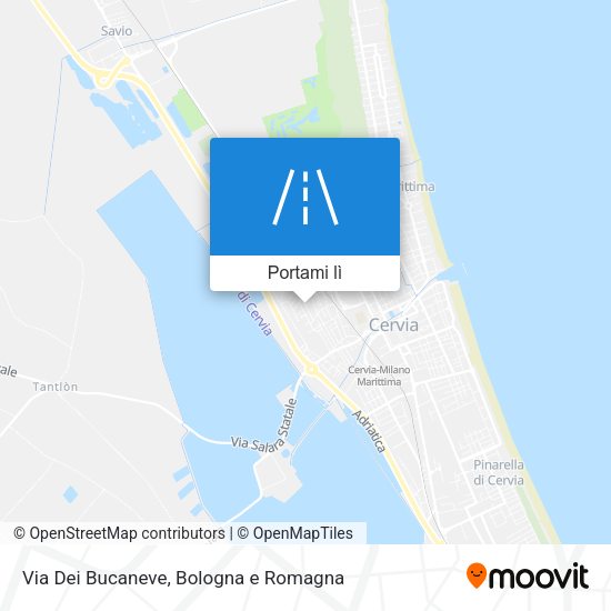 Mappa Via Dei Bucaneve