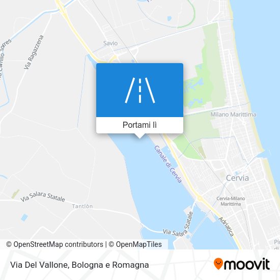Mappa Via Del Vallone
