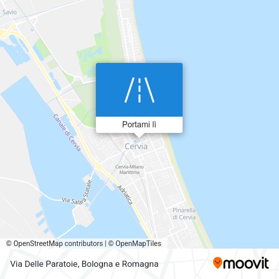 Mappa Via Delle Paratoie