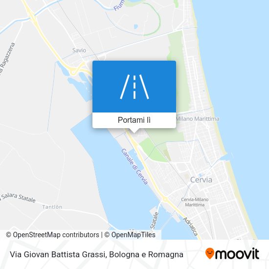 Mappa Via Giovan Battista Grassi