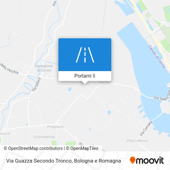 Mappa Via Guazza Secondo Tronco