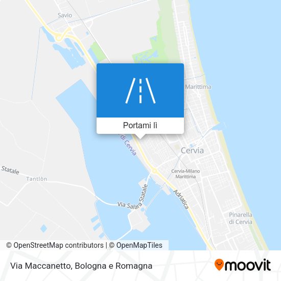 Mappa Via Maccanetto