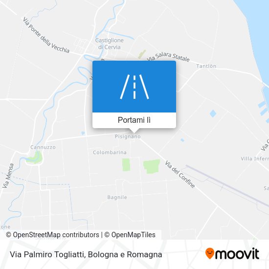 Mappa Via Palmiro Togliatti