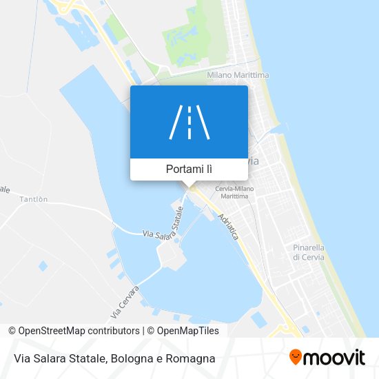 Mappa Via Salara Statale