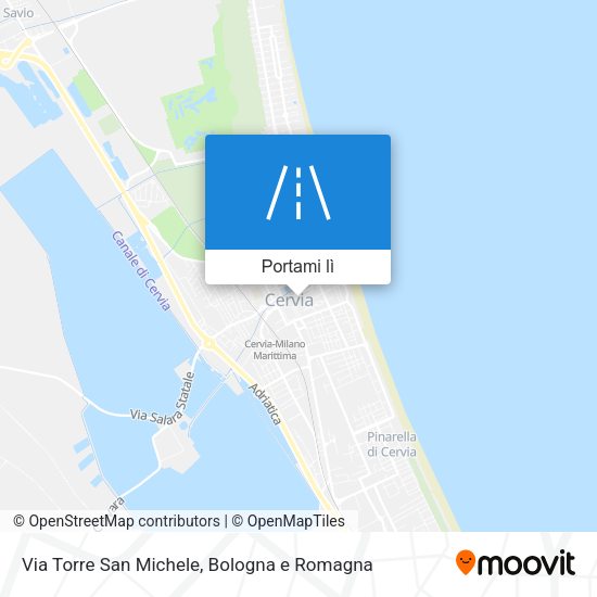 Mappa Via Torre San Michele