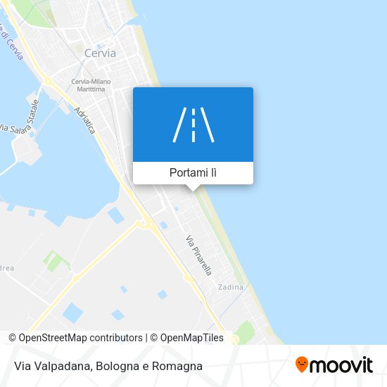 Mappa Via Valpadana