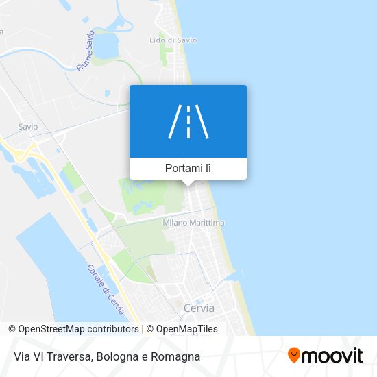 Mappa Via VI Traversa