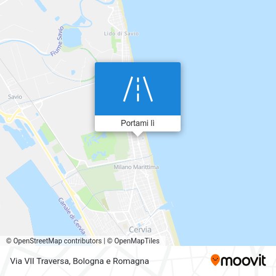Mappa Via VII Traversa