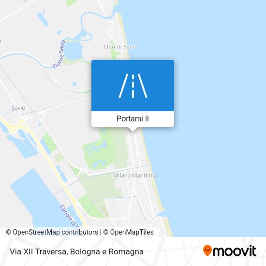 Mappa Via XII Traversa