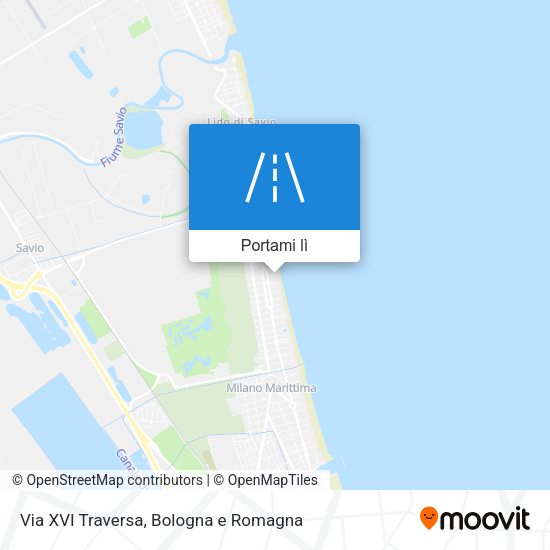 Mappa Via XVI Traversa