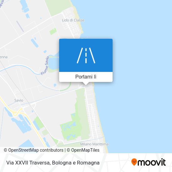 Mappa Via XXVII Traversa