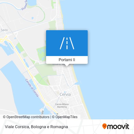 Mappa Viale Corsica