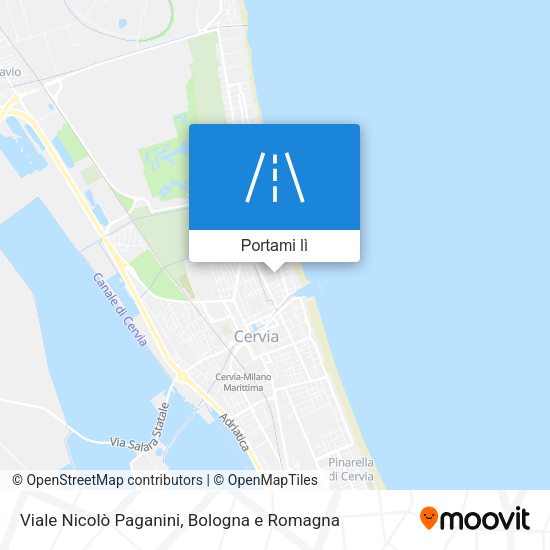 Mappa Viale Nicolò Paganini