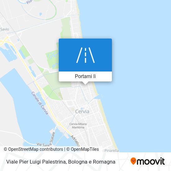 Mappa Viale Pier Luigi Palestrina
