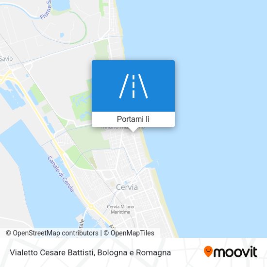 Mappa Vialetto Cesare Battisti
