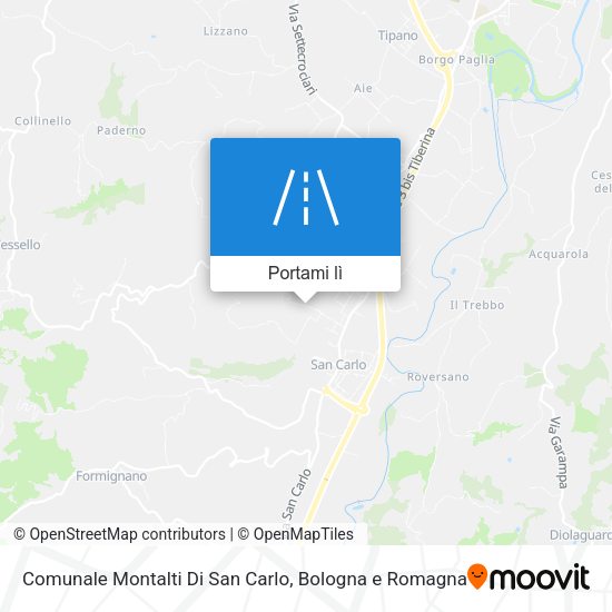 Mappa Comunale Montalti Di San Carlo