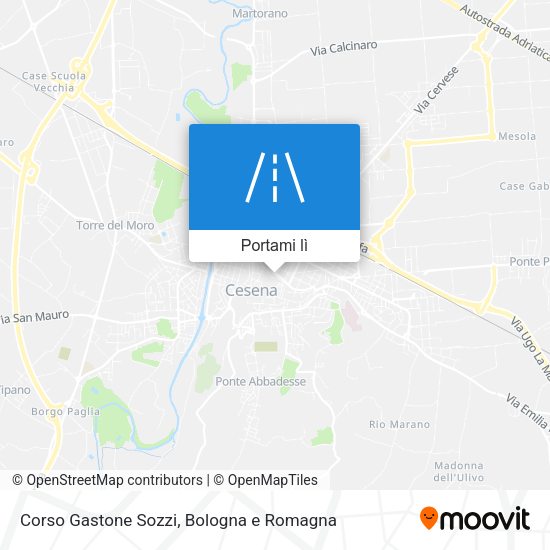 Mappa Corso Gastone Sozzi