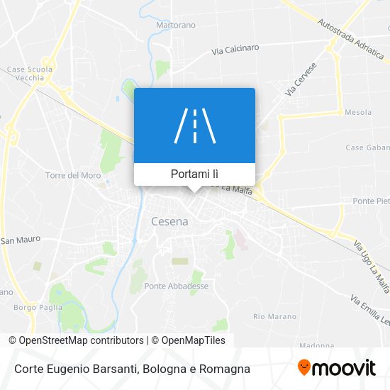 Mappa Corte Eugenio Barsanti
