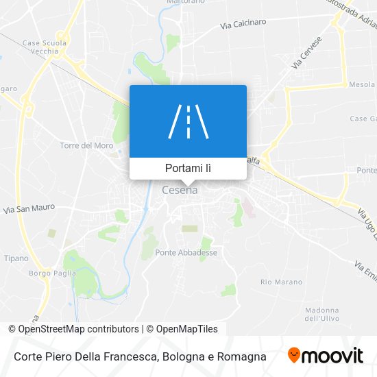 Mappa Corte Piero Della Francesca