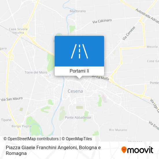 Mappa Piazza Giaele Franchini Angeloni