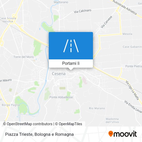 Mappa Piazza Trieste