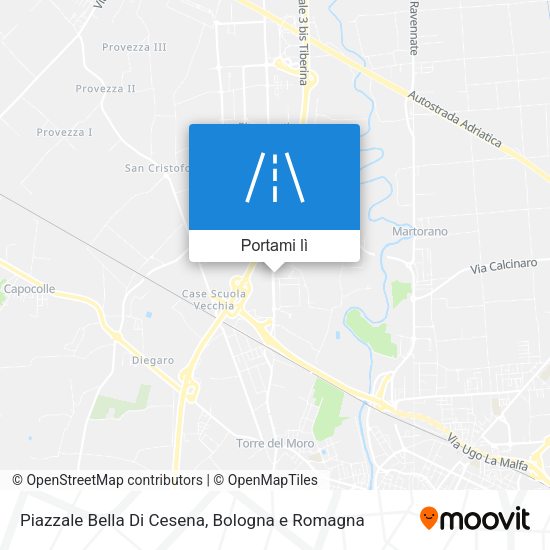 Mappa Piazzale Bella Di Cesena
