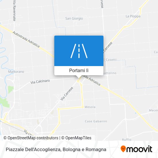 Mappa Piazzale Dell'Accoglienza
