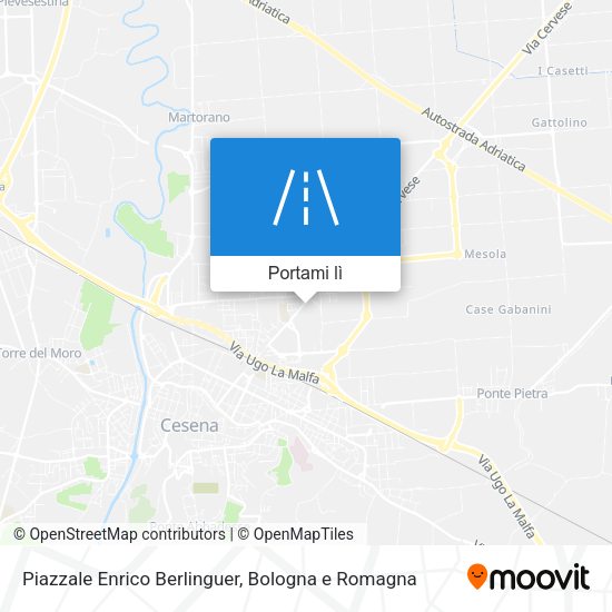 Mappa Piazzale Enrico Berlinguer