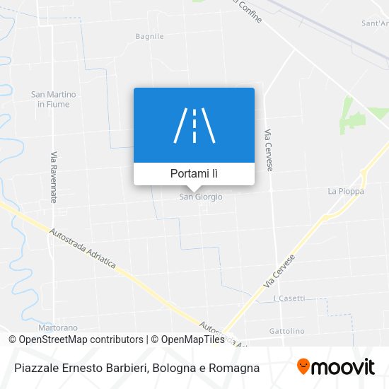 Mappa Piazzale Ernesto Barbieri