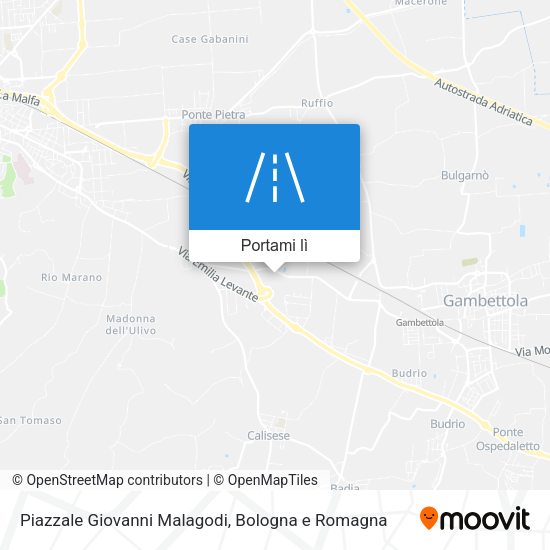 Mappa Piazzale Giovanni Malagodi