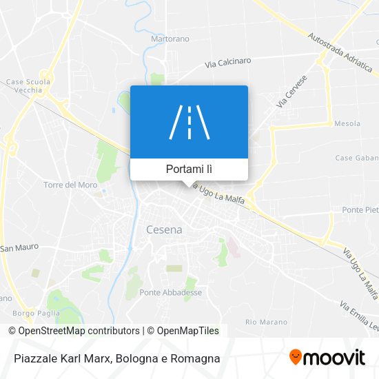 Mappa Piazzale Karl Marx