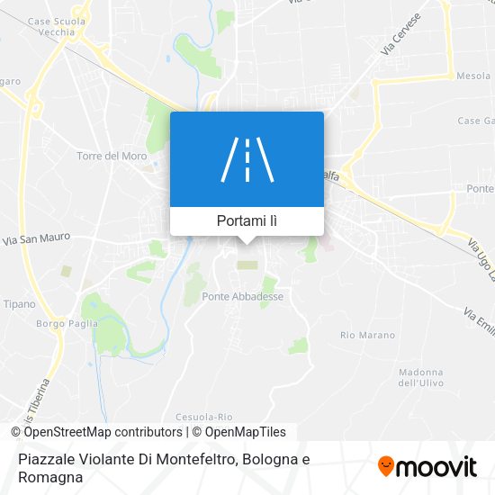 Mappa Piazzale Violante Di Montefeltro