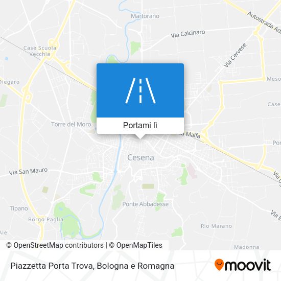Mappa Piazzetta Porta Trova
