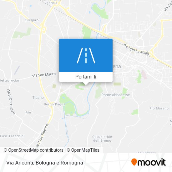 Mappa Via Ancona