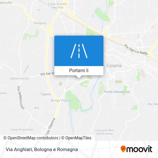 Mappa Via Anghiari