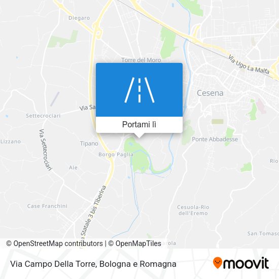 Mappa Via Campo Della Torre