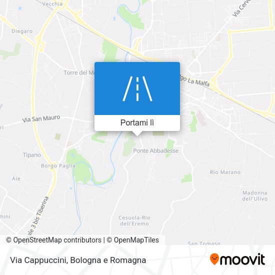 Mappa Via Cappuccini
