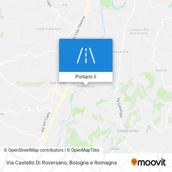 Mappa Via Castello Di Roversano