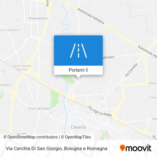 Mappa Via Cerchia Di San Giorgio