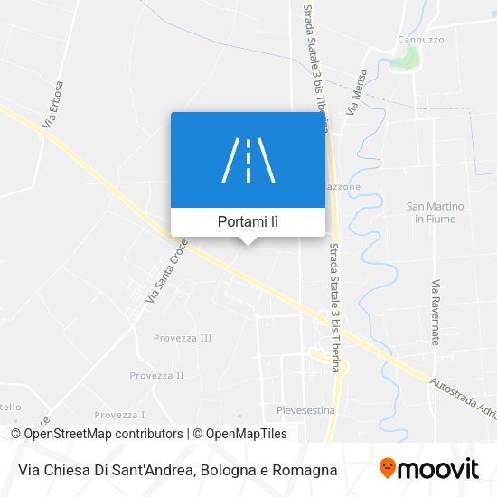 Mappa Via Chiesa Di Sant'Andrea