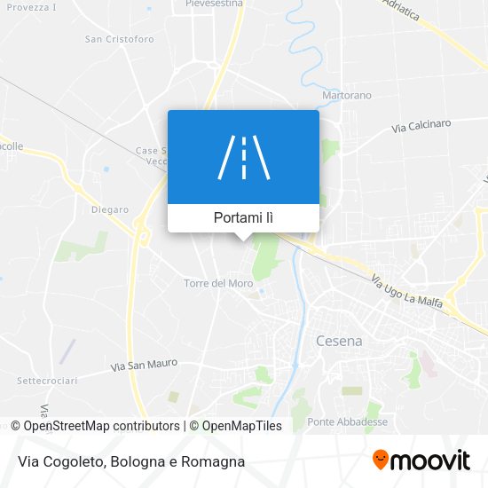 Mappa Via Cogoleto